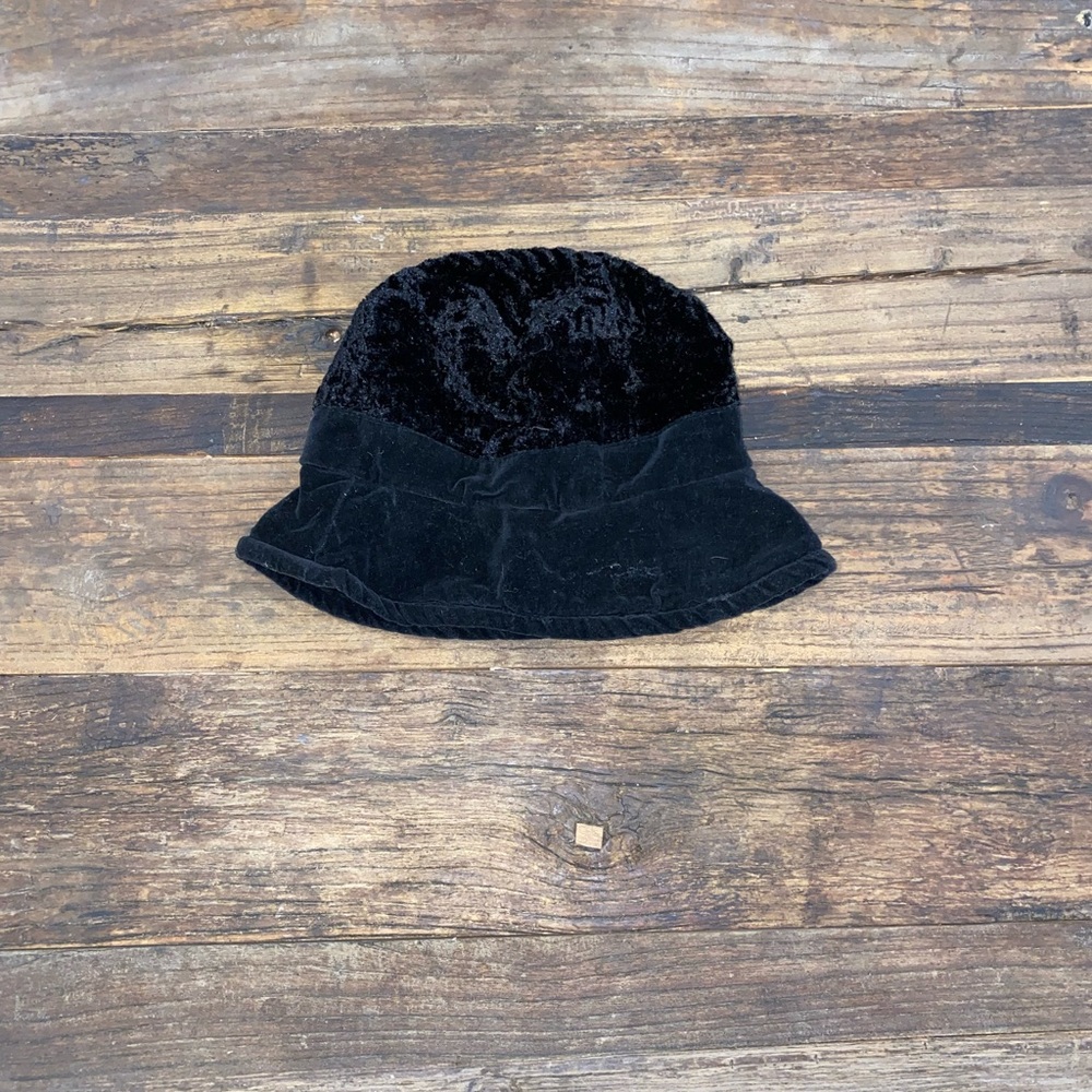 Black Velvet Bucket Hat